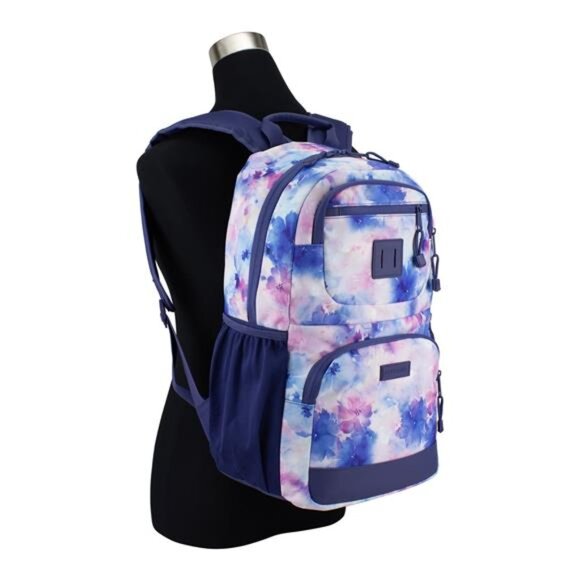 Unisex Eclipse Core Backpack Soft Floral Travel Summer Bag - Picture 3 of 5